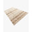 One-of-a-Kind Runner 5'5" X 9'4" 1940s Hemp Area Rug in Camel/Ivory/Terracotta