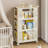 3-Tier Kitchen Storage Cart,Multifunction Utility Rolling Storage Organizer