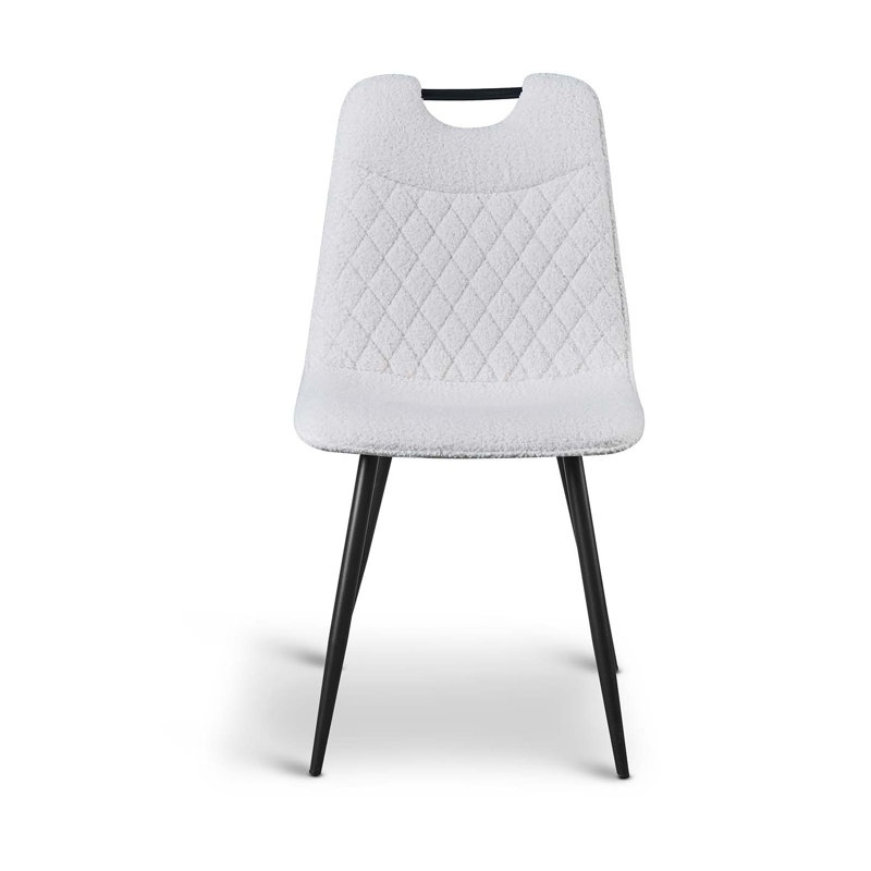 Duneany 47.5cm H Tufted Upholstered Side Chair, White