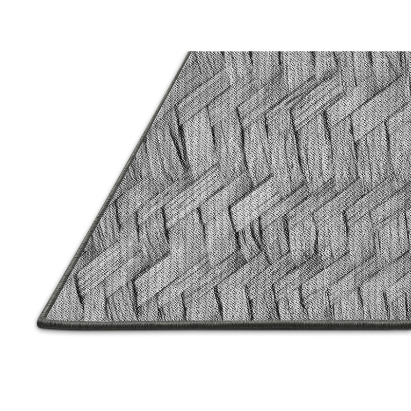 Performance Wool Chevron Indoor Rug, Rectangle 7' x 10'