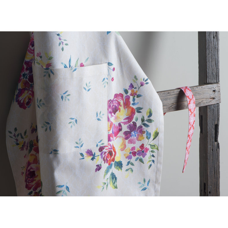 Tablier de jardin rose