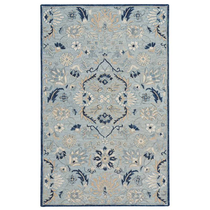 Wool Oriental Indoor Rug, Rectangle 10'  x 14'