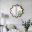 Miroir d'appoint en bois avec cadre unique