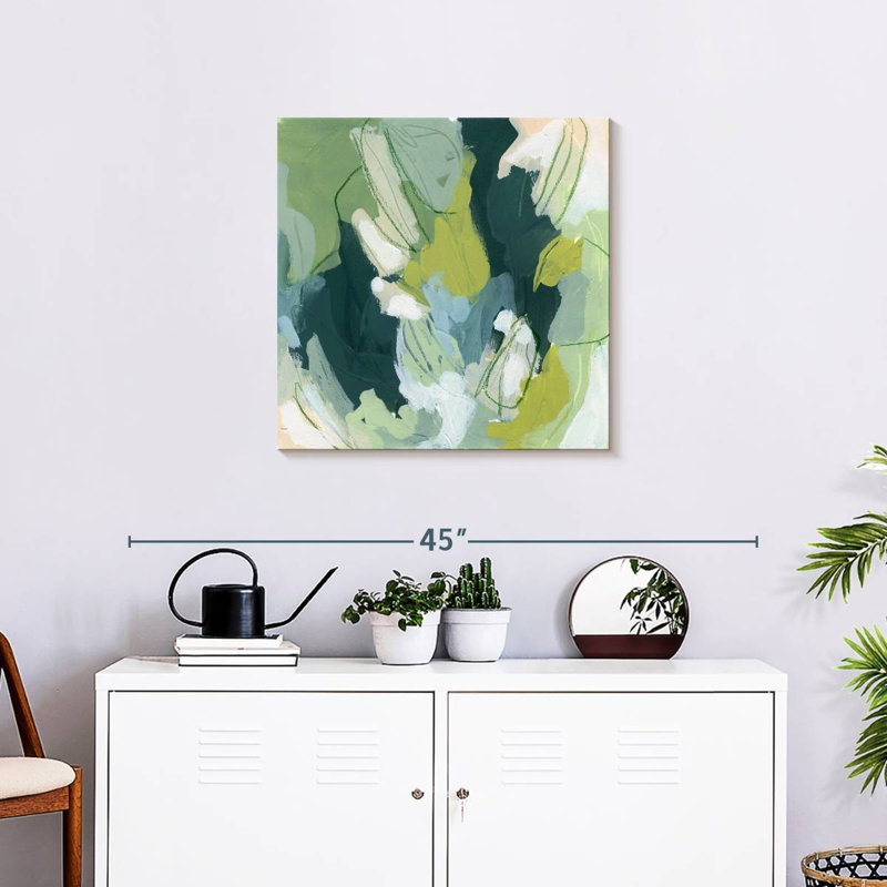 Avery Emerald Storm I, 24" H x 24" W