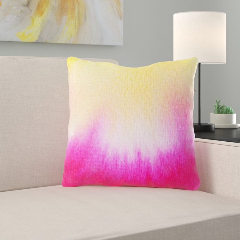 Coussin décoratif aquarelle Montreal, Microsuède, Intérieur