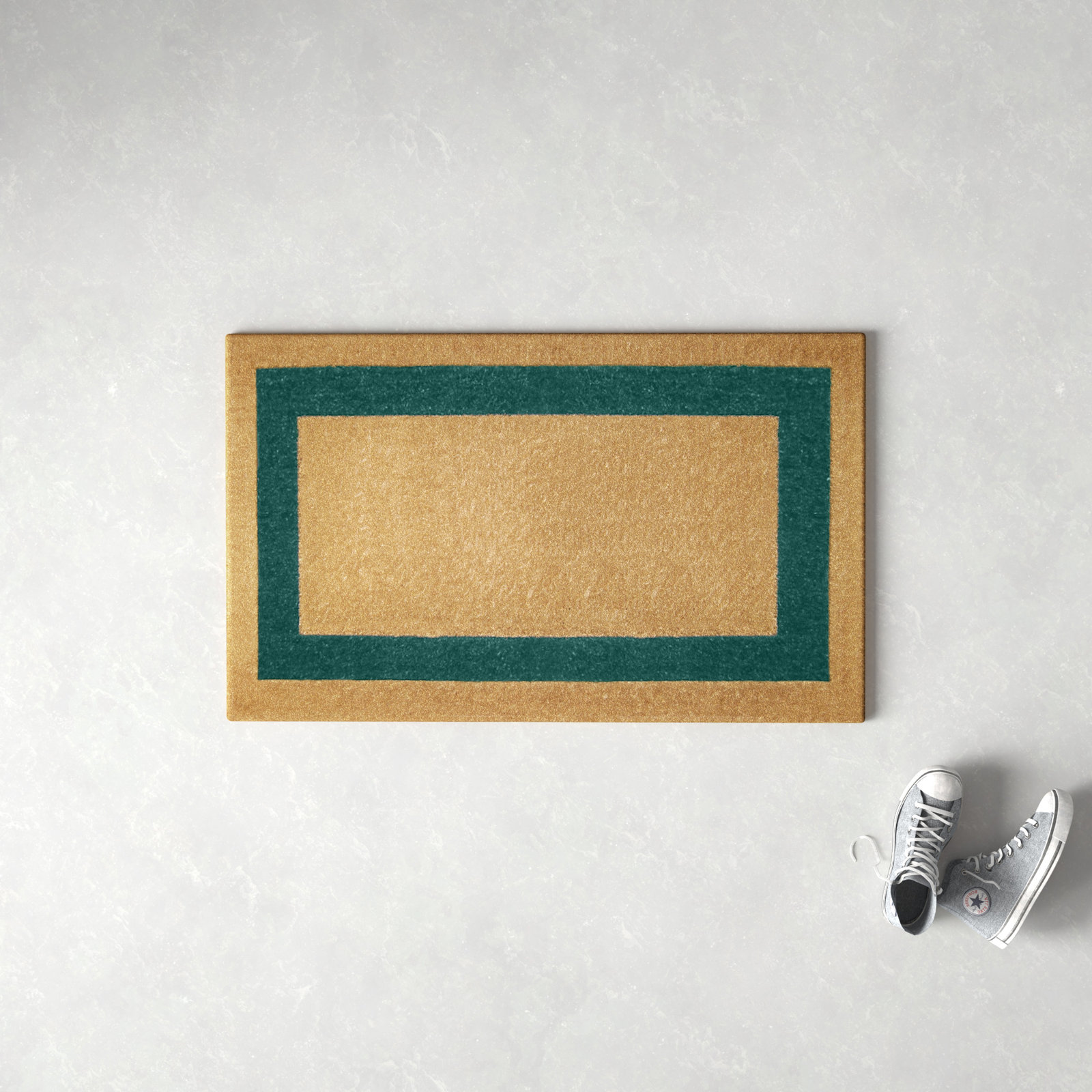 Jewell Outdoor Doormat, 2' x 4'9", Green