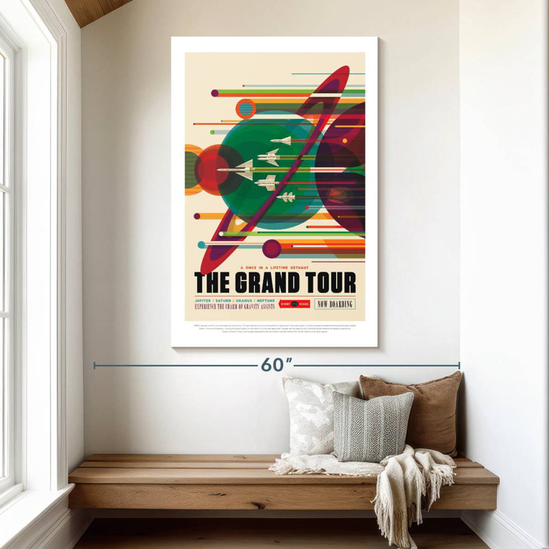 Oberle Retro Grand Tour, 51" H x 34" W