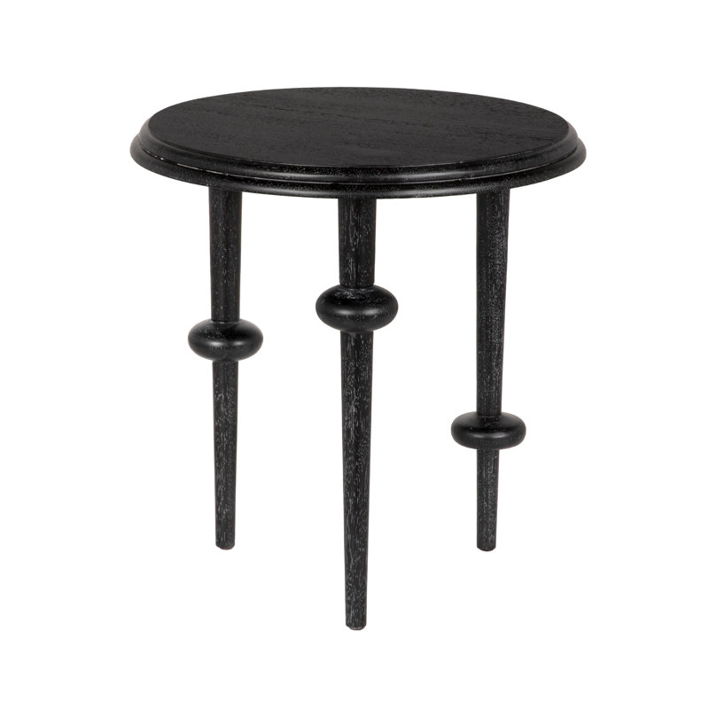 Foster Solid Wood End Table, Black Walnut