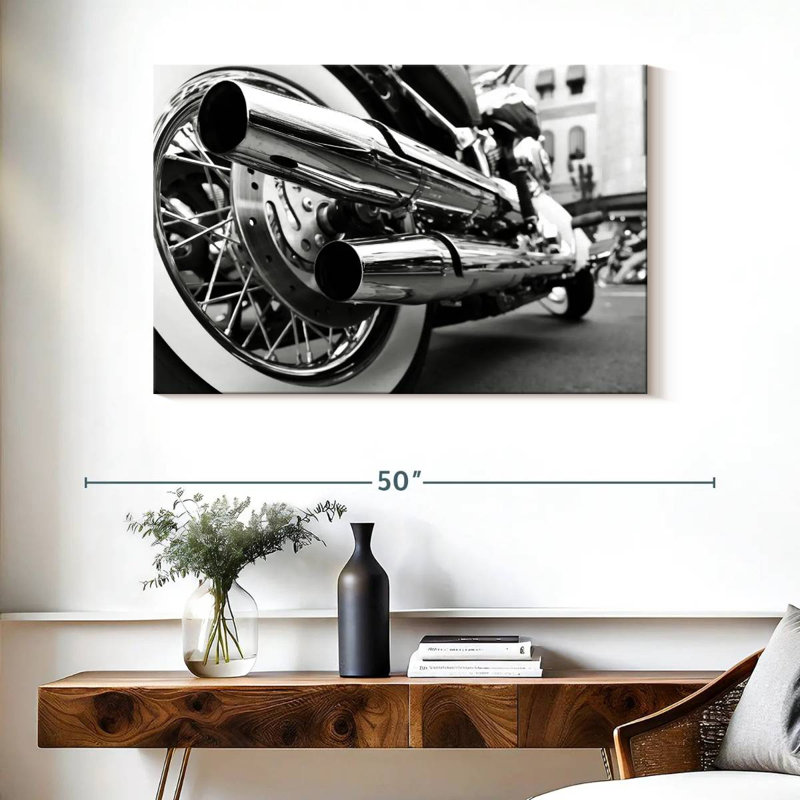 Mehar Motorcycle Exhaust Pipes, 26" H x 39" W