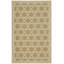 Tapis intérieur / extérieur à motif géométrique vert / beige Dirks-1623165062