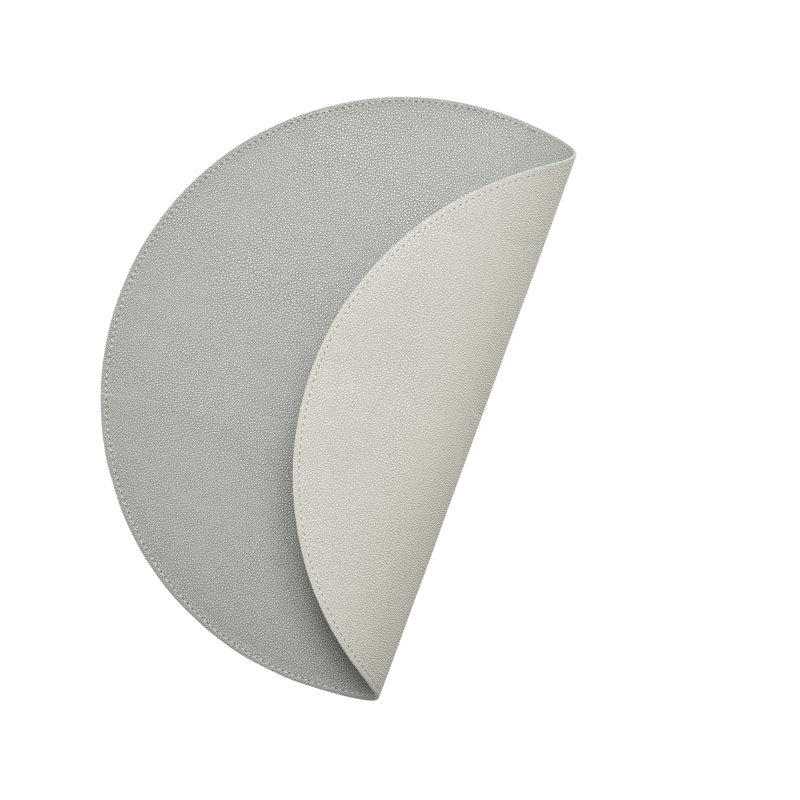 Icons Placemat, Gray/Elephant