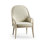 Water 19'' H Fabric Upholstered Oak Armchair