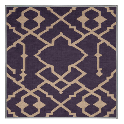 Tapis mauve lavable à la machine