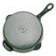 STAUB Cast Iron 8.5-Inch Traditional Deep Skillet - Basil