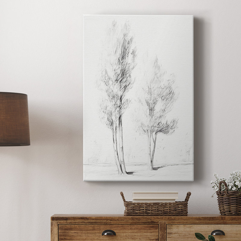 Croquis rétro IV - galerie Cavas, H 36 po x l 24 po