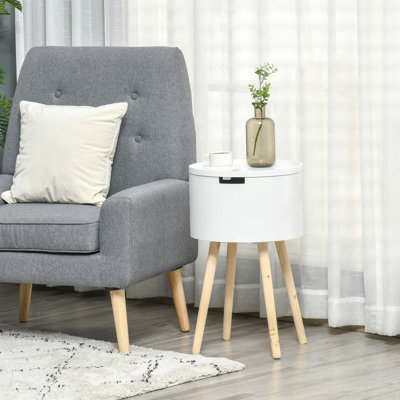 Dow Side Table with Storage