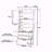 Cupboard with 3 Drawers,Adjustable Shelves and Power Outlet for Dining,Living Room-51484408