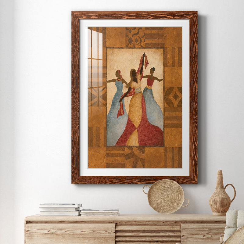 Célébration - peinture encadrée, H 31,5 po x l 23,5 po x P 1,5 po, Cadre en érable