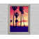 Los Angeles Palm Tree Walk - Single Picture Frame Print
