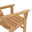 Chaise Adirondack d'extérieur en teck