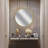 Baeddan Metal Flat Wall Mirror-545581788