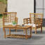 2 CHAISES CLUB CAYDON + TABLE