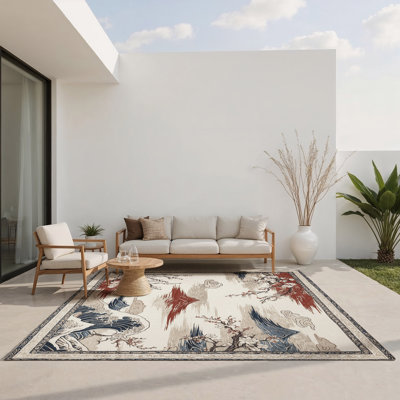 Tapis intérieur et extérieur Blossom Reflection