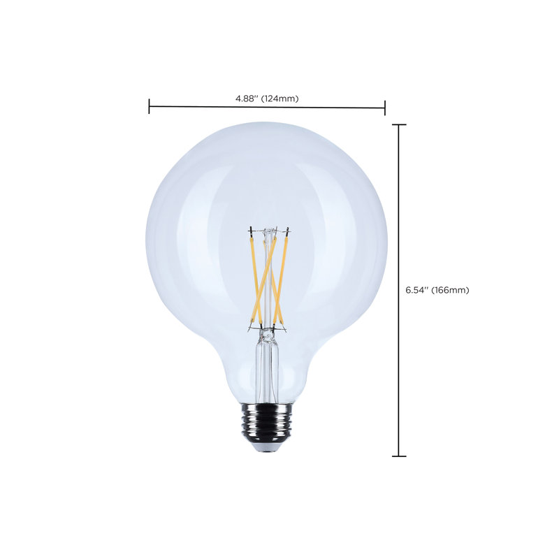  G40 120 pi, 800 lumens, 8 W, 2700 Kelvins