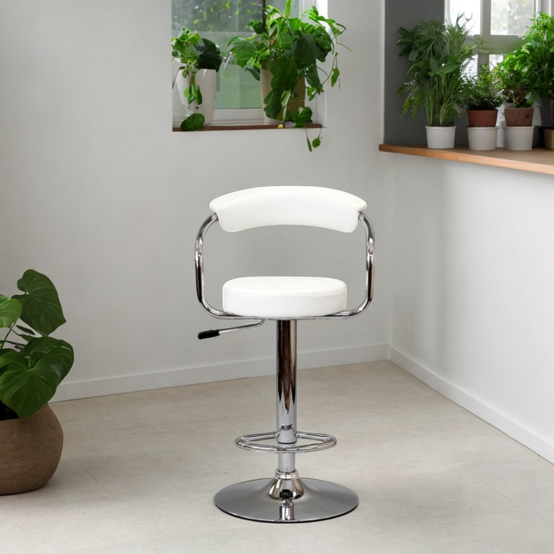 Tabouret réglable Maxxin, Blanc