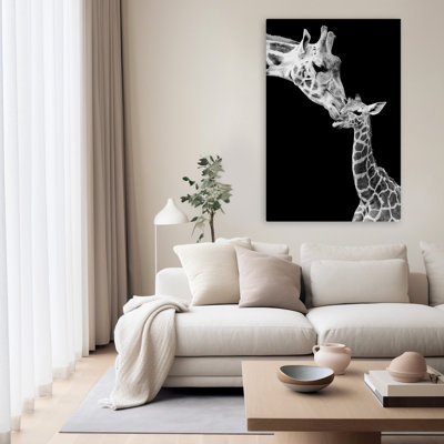 First Love - Giraffe - Photography Animals Giraffes Nature, Wildlife Art