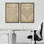 Citations emblématiques littéraires et lyriques, art moderne, décoration murale, minimaliste, 2 pièces-98109388-98109387