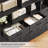 82.7"tall Bookcases With Drawers & Doors, White-1983333887