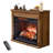 Alen 28 Inch TV Media Entertainment Center With Plug-in Electric Fireplace With Remote Control