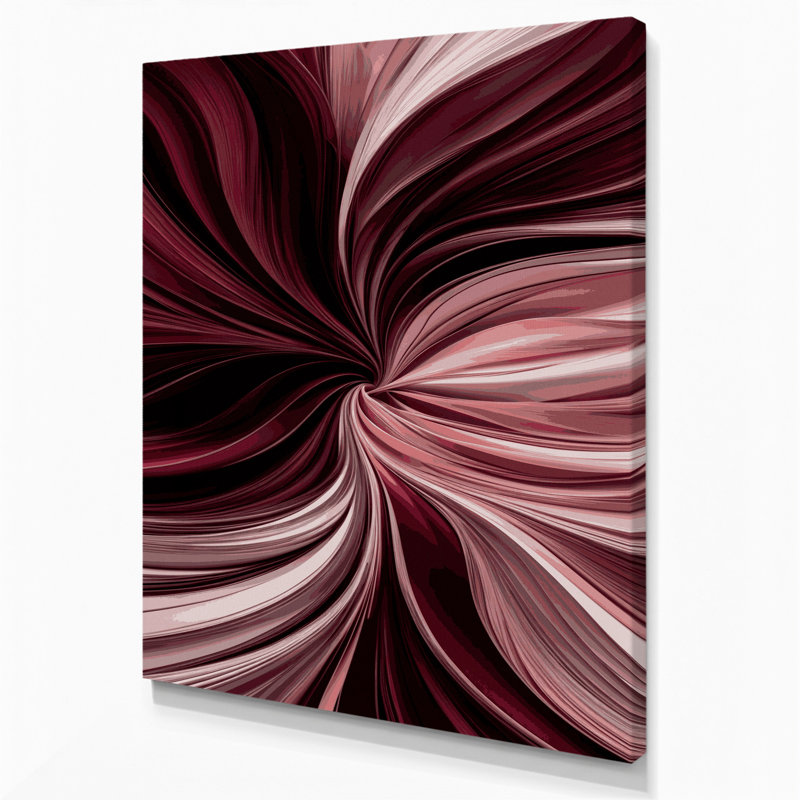 Art numérique sur toile, abstraction numérique 62, H 20 po x l 30 po