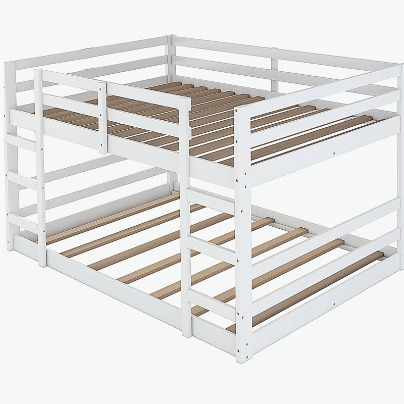 Lit mezzanine double avec échelle