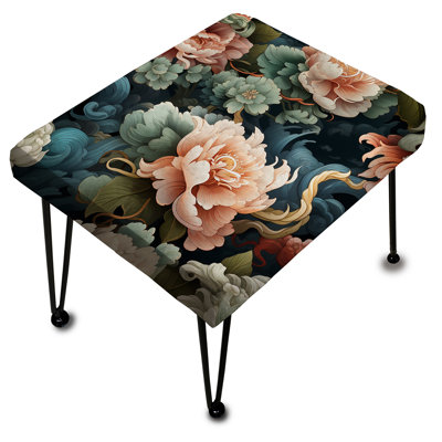 Dragon Symbolism - Japanese Rectangle Ottoman