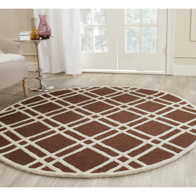 Ellicott Hand Tufted Wool Geometric Rug