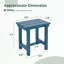 Table d'appoint extérieure All PEHD Adirondack-330586475