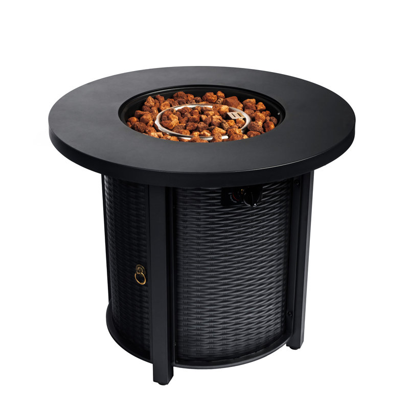 30Inch Propane Round Fire Table 40000BTU Propane Fire Pit Table