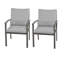Chaise de patio avec coussin Jeitt
