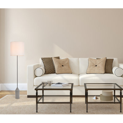 Passyunk 59.5'' Traditional Floor Lamp with Outlet