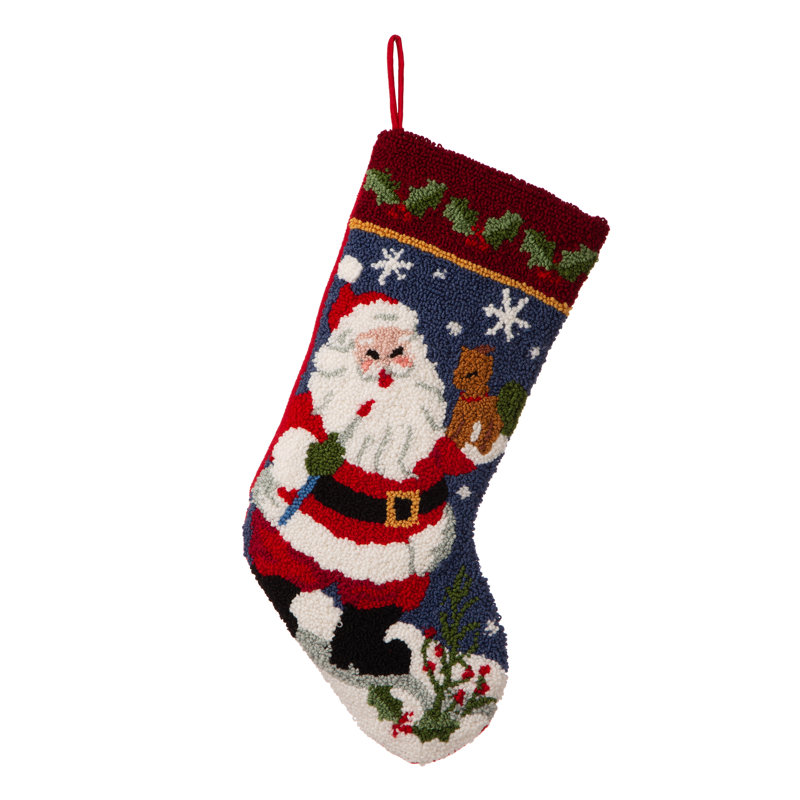 Chaussette de Noël crochetée