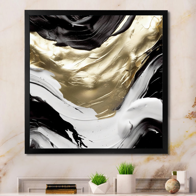 «Seconds Before Euphoria IV», reproduction sur toile, Impression noire sur toile encadrée, H 16 po x l 16 po x P 1 po