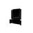 Jazayah 38.5" W Rectangle Armoire Desk and Cabinet-1325443419