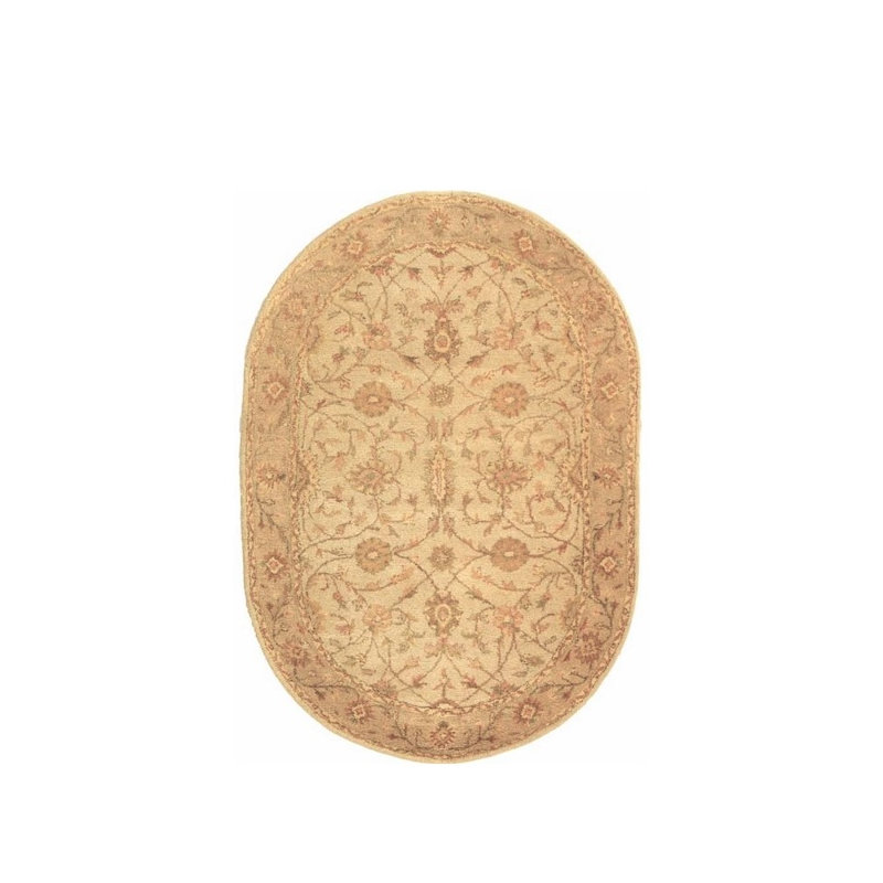 Dunbar Hand Tufted Wool Oriental Rug, Oval 4'6" x 6'6" 