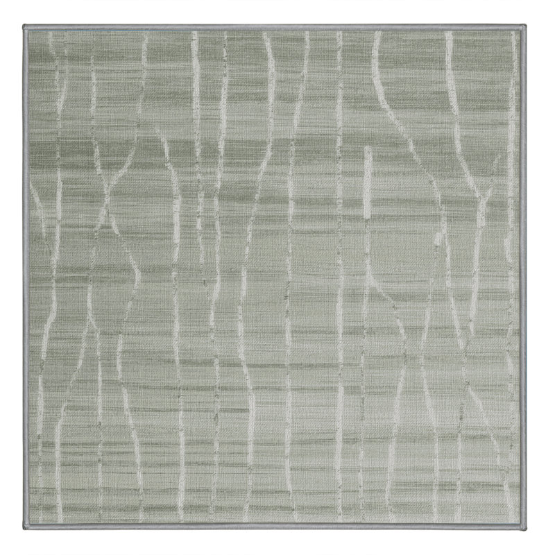 Tapis abstrait lavable à la machine, Carré 8 pi