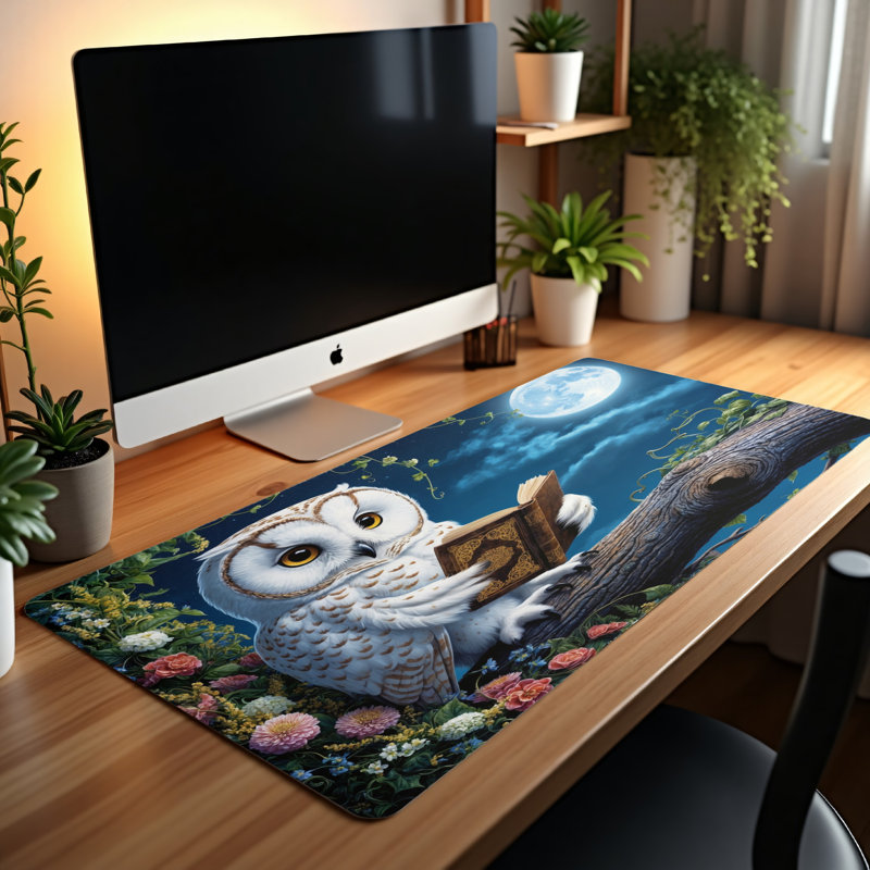 Polyester Desk Pad, 14.4x12.1