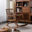 Chaise berçante en bois massif