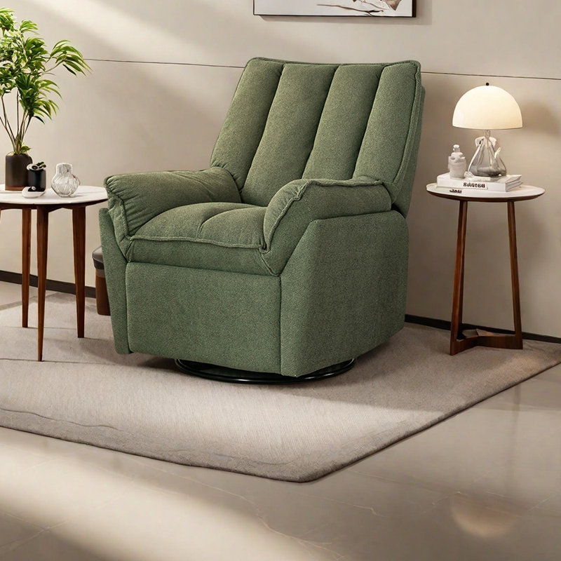 Ergonomic Comfort recliner Chair Spacious Design, Green