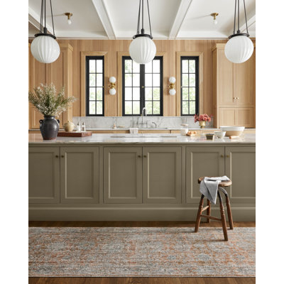 Jean Stoffer x Loloi Katherine Terracotta / Smoke Area Rug